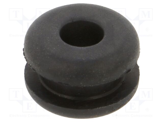 Grommet; black; UL94HB; TPR