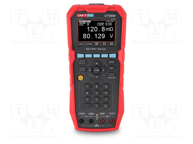 Tester: rechargeable batteries; 100uV÷100V; Display: OLED