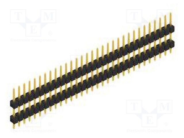 Connector: pin strips; pin header; male; PIN: 31; 2.54mm; THT; 1x31
