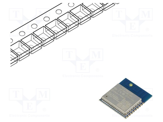 Module: WiFi; PCB; FTP,HTTP,IEEE 802.11b/g/n,IPv4,TCP,UDP; SMD