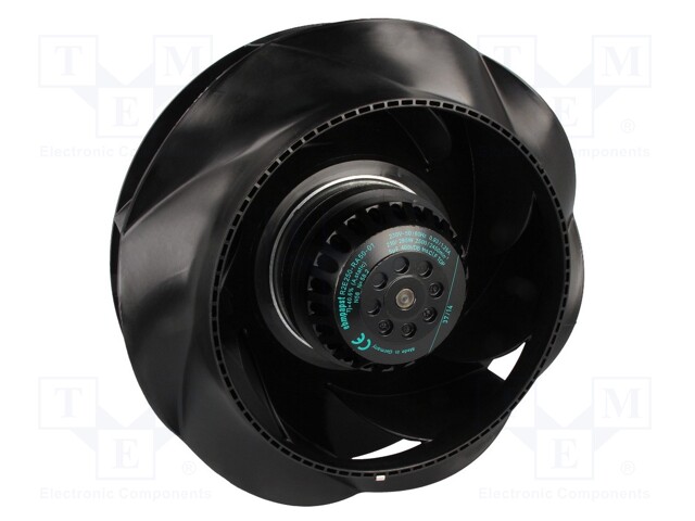 Fan: AC; radial; 230VAC; Ø250x99mm; 905m3/h; ball bearing; 2500rpm