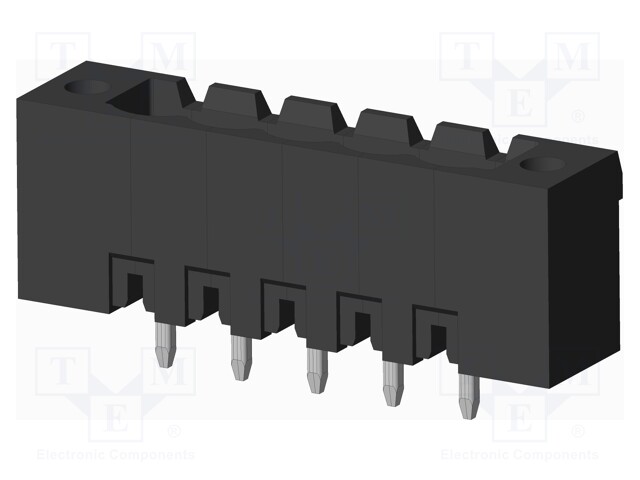 Connector: pluggable terminal block; socket; male; on PCBs