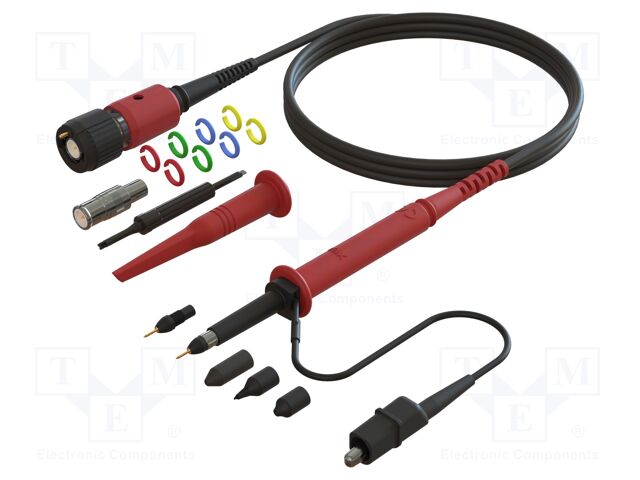 Probe: for oscilloscope; passive; 300MHz; 100: 1; 2kV; 1.2ns; 1.2m