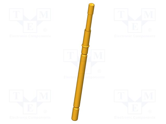 Test needle; Operational spring compression: 4mm; 8A; Ø: 1.5mm