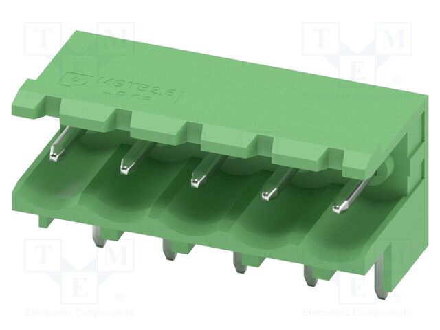 PCB headers, nominal cross section: 2.5 mm?, color: green, n