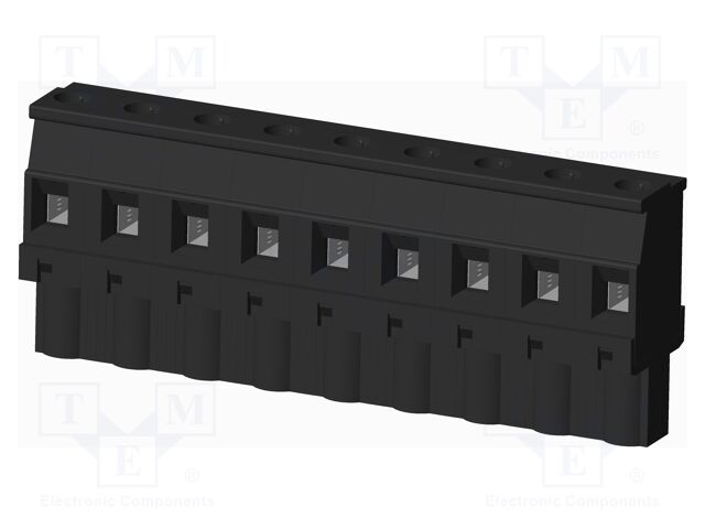 Connector: pluggable terminal block; plug; female; angled 90°