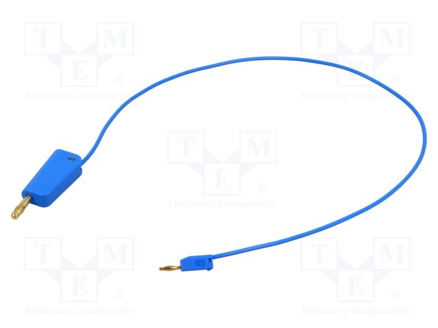 Test lead; 60VDC; 30VAC; 10A; banana plug 2mm,banana plug 4mm