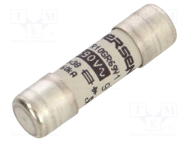 Fuse: fuse; gR,ultra rapid; 1A; 690VAC; 10x38mm
