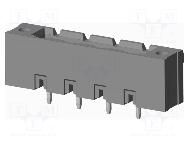 Connector: pluggable terminal block; socket; male; on PCBs