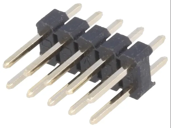 Pin header; pin strips; male; PIN: 10; straight; 2.54mm; THT; 2x5