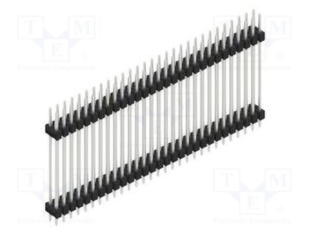 Connector: pin strips; pin header; male; PIN: 58; 2.54mm; THT; 2x29