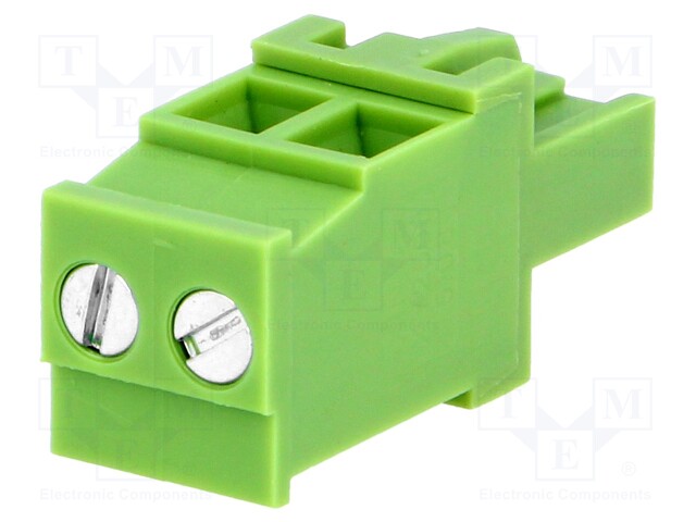 Pluggable terminal block; 5.08mm; ways: 2; angled 90°; plug; 300V