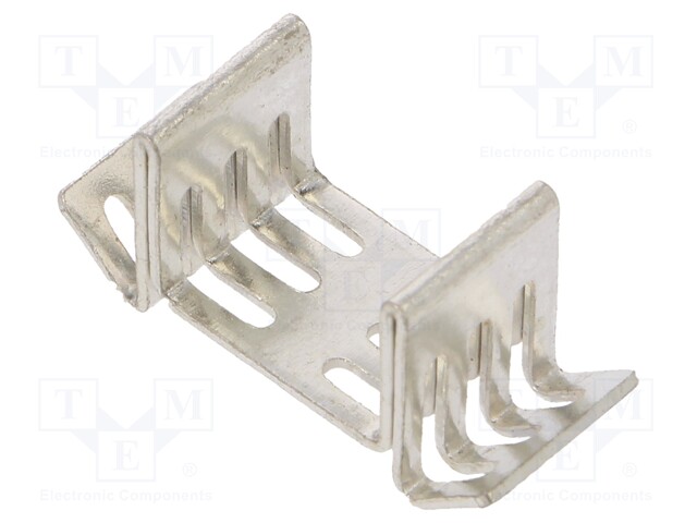 Heatsink: extruded; U; TO252; silver; L: 8mm; W: 21.4mm; H: 10.2mm