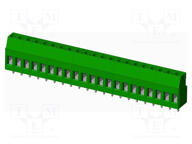 Connector: PCB terminal block; terminal; Plating: tinned; on PCBs