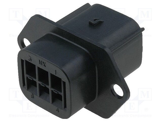 Connector: automotive; MX150L; socket; male; 22AWG÷14AWG; PIN: 6