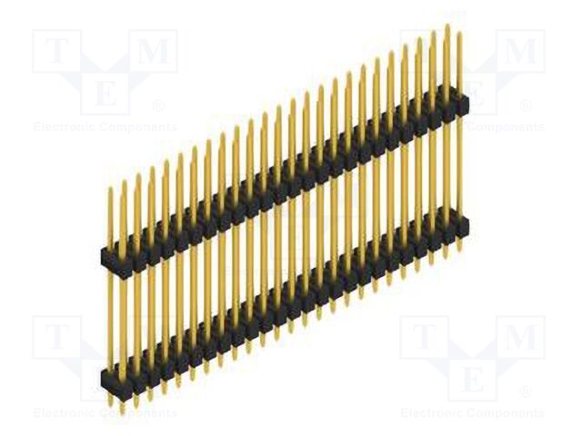 Connector: pin strips; pin header; male; PIN: 50; 2.54mm; THT; 2x25