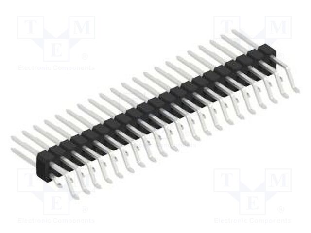 Connector: pin strips; pin header; male; PIN: 42; 2.54mm; SMT; 2x21