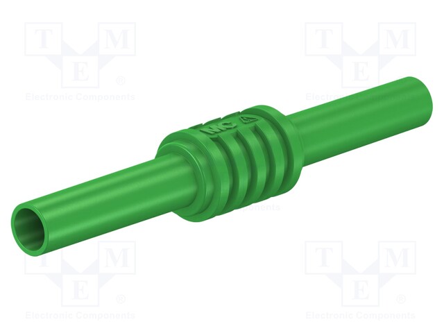 32A; green; Contacts: brass; 1kV; Connector: 4mm banana; 62.5mm