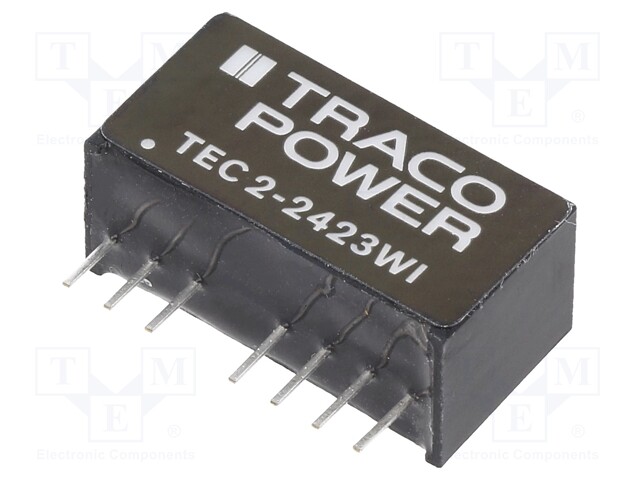 Converter: DC/DC; 2W; Uin: 9÷36V; Uout: 15VDC; Uout2: -15VDC; SIP8