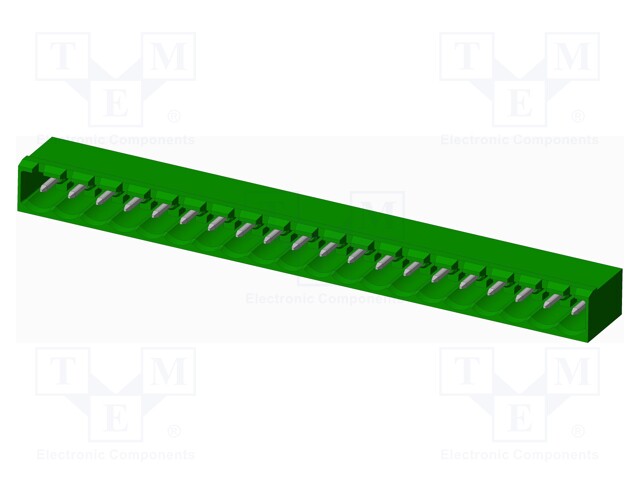 Connector: pluggable terminal block; socket; male; angled 90°