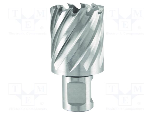 Drill bit; core; Ø: 16mm; L: 63mm; high speed steel; weldon; 3/4"