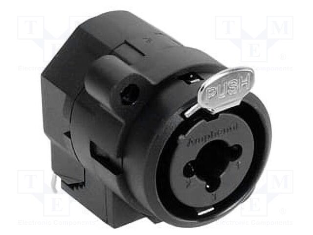 Connector: Jack 6,3mm + XLR; socket; female; THT; IP40