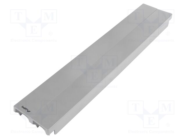 Stopper; 2U; grey; Standard: 19"