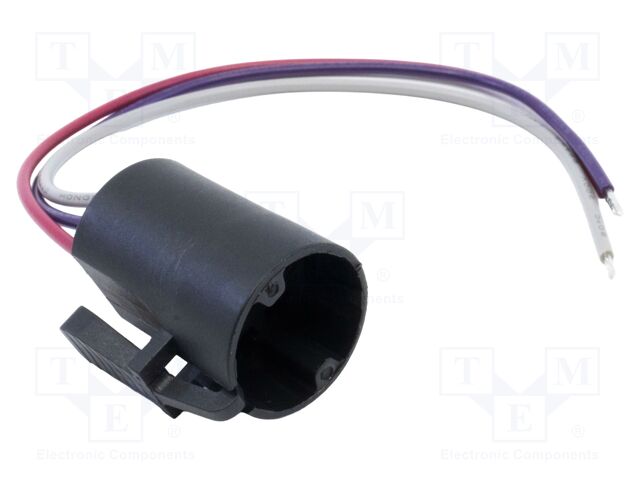Contact block; Leads: leads 140mm; PVP; 20.5x24.1mm; PIN: 3; PVB3