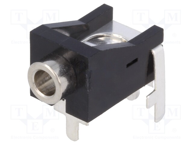 Socket; Jack 3,5mm; female; mono; with on/off switch; on PCBs; THT