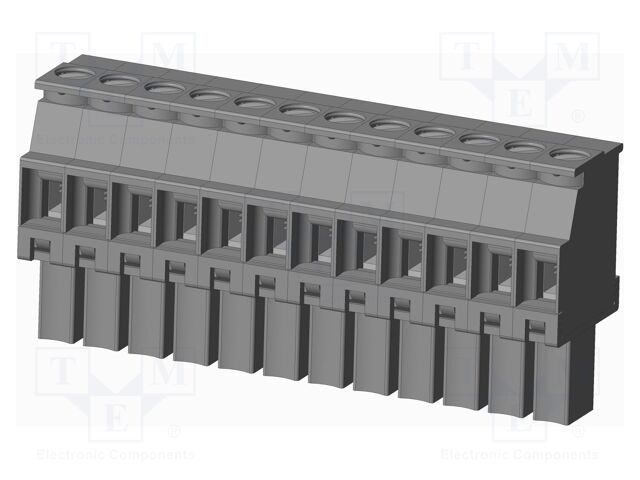 Connector: pluggable terminal block; plug; female; angled 90°