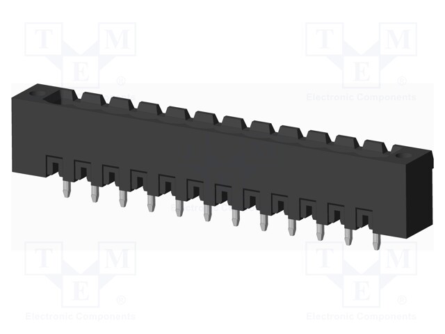 Connector: pluggable terminal block; socket; male; on PCBs