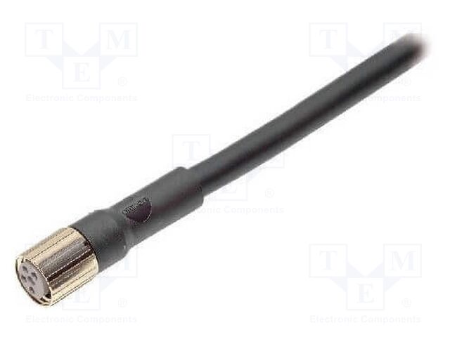 Connection lead; M8; PIN: 4; straight; 15m; PUR; female