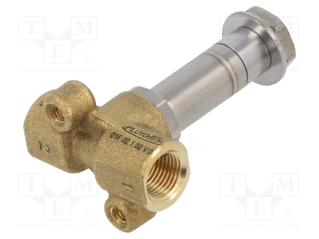 Electromagnetic valve; G 1/8"; Temp: -10÷80°C; Mat: brass; 40bar