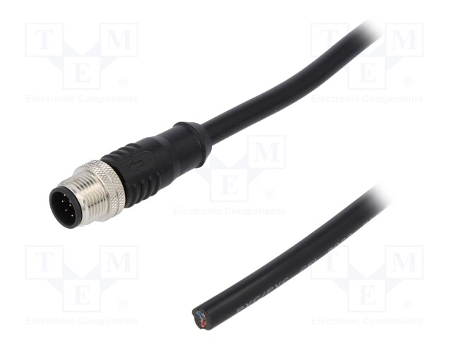 Plug; M12; PIN: 8; male; A code-DeviceNet / CANopen; IP65/IP67; 30V