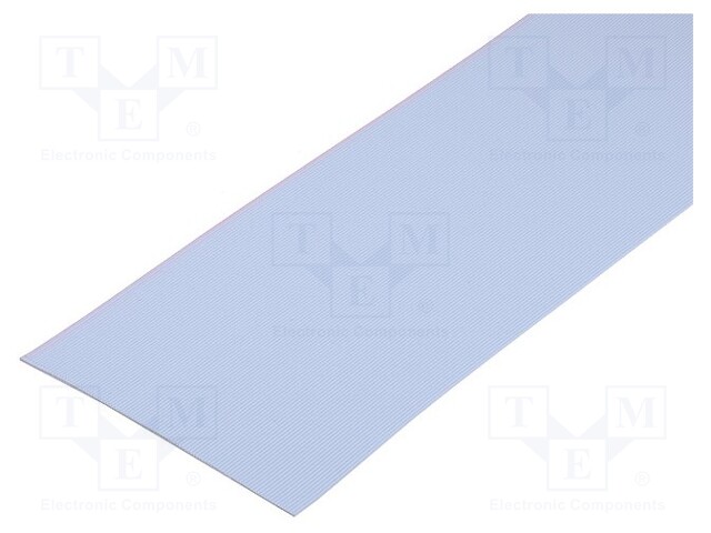 Wire: ribbon; 0.85mm; stranded; Cu; PVC; grey; 30.5m; 96x30AWG