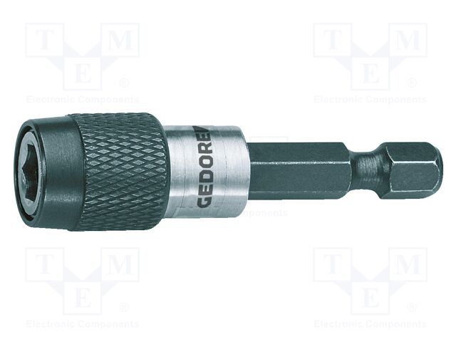 Adapter; socket spanner; hexagonal; 1/4"; 1/4"; 60.5mm