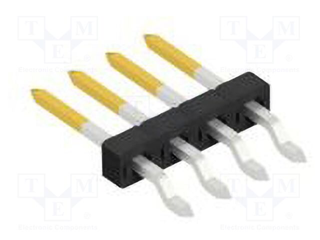 Connector: pin strips; pin header; male; PIN: 4; 2mm; SMT; 1x4; 100V