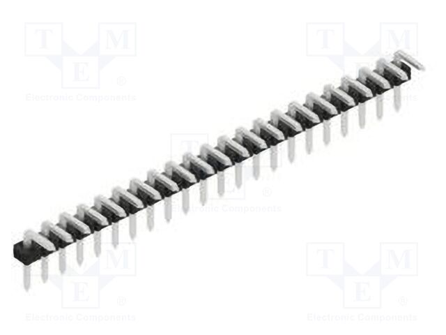 Connector: pin strips; pin header; male; PIN: 22; 2mm; THT; 1x22