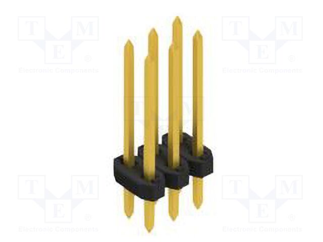 Connector: pin strips; pin header; male; PIN: 6; 2mm; THT; 2x3; 100V