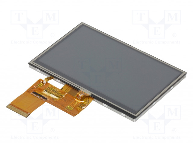 Display: TFT; 4.3; 480x272; Illumin: LED; Dim: 105.5x67.2x4.15mm