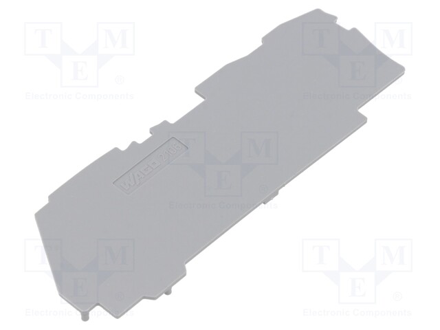End plate; grey; 2106
