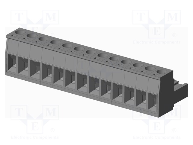 Connector: pluggable terminal block; plug; female; straight; grey