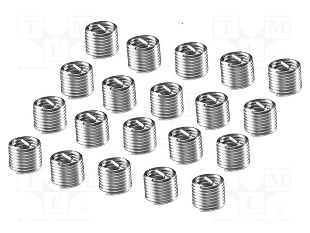 Repair kit; 20pcs; for thread repair; Thread: M6
