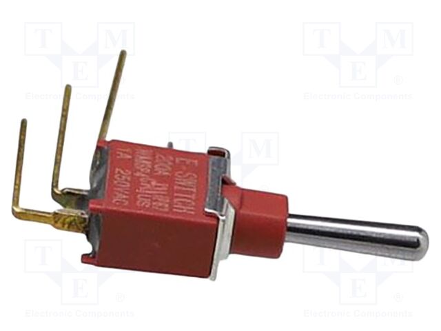 Switch: toggle; Pos: 3; SP3T; (ON)-OFF-(ON); 1A/250VAC; 3A/28VDC