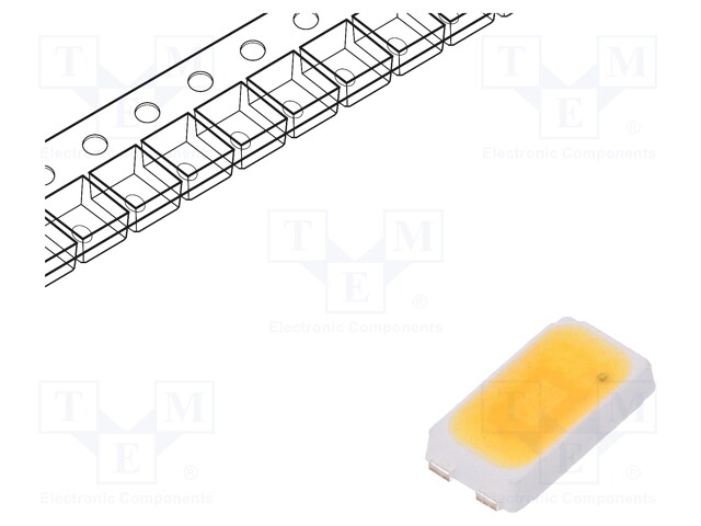 LED; SMD; 5630; white warm; 27÷34.5lm; 3000(typ)K; 80; 120°; 65mA