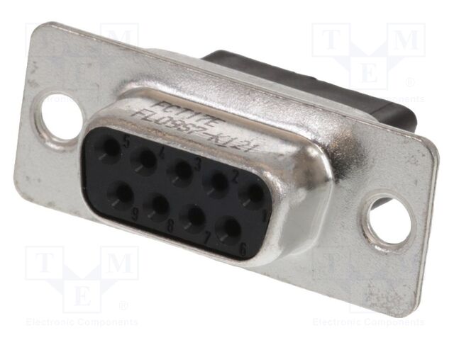 FCT DSUB CRP RCPT 09 PN