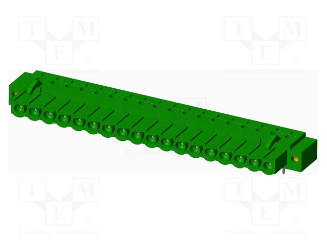 Connector: pluggable terminal block; socket; female; angled 90°