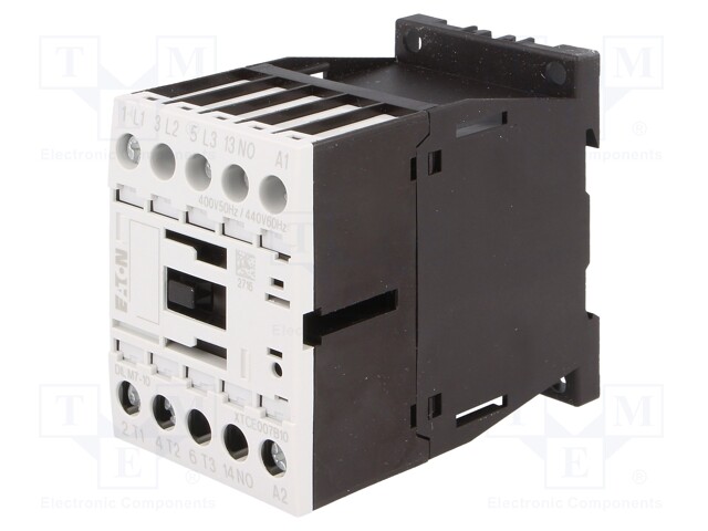 Contactor: 3-pole; NO x3; Auxiliary contacts: NO; 400VAC; 7A; DILM7