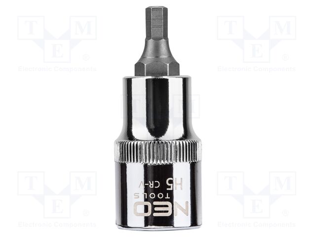 Socket; hex key,socket spanner; HEX 5mm; 1/2"