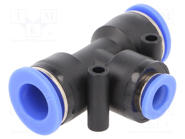 Push-in fitting; reductive,T-tap splitter; -0.95÷15bar; PBT